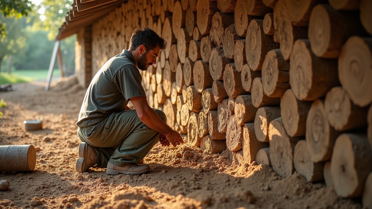 Cordwood Masonry Construction