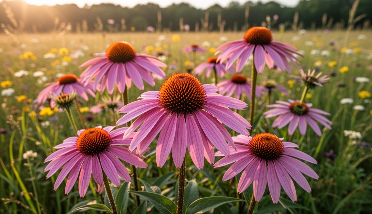 Echinacea (Echinacea purpurea): Prairie Icon, Pollinator Magnet, and the Most Debated Immune Herb in History