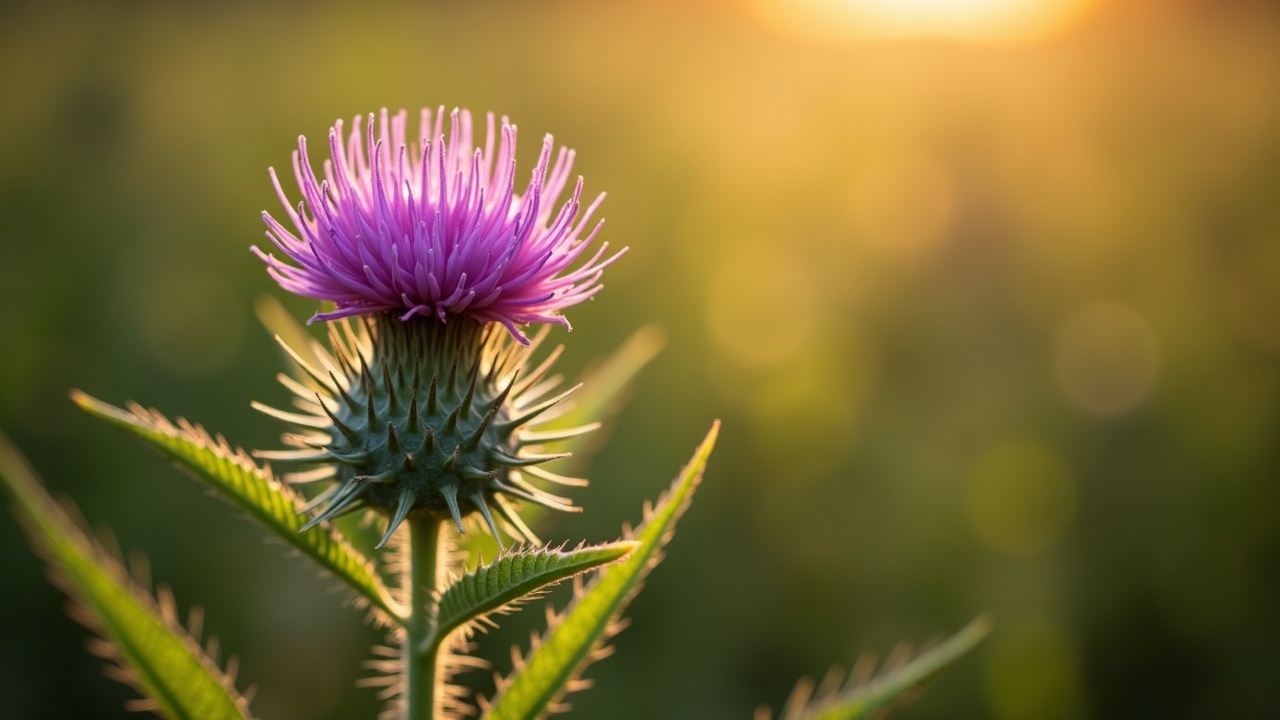 Milk Thistle (Silybum marianum): The Liver’s Bodyguard and a Drought-Proof Garden Sculpture