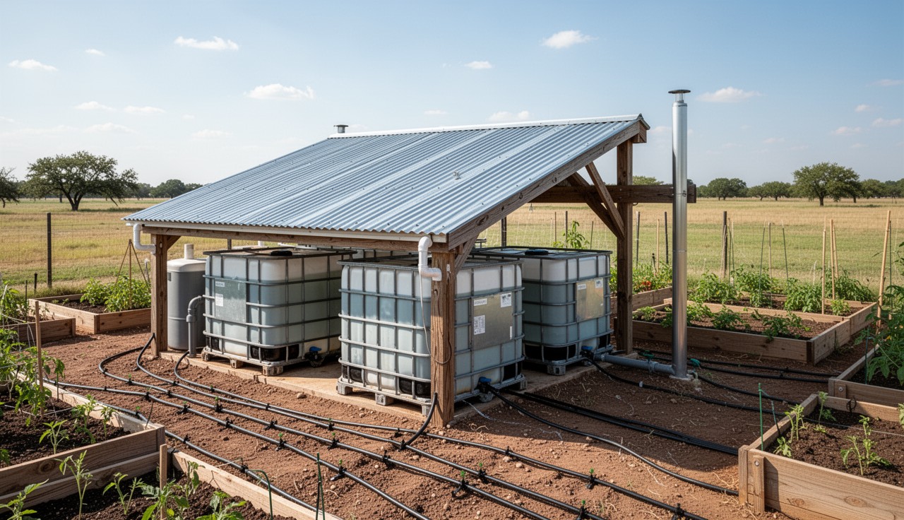 Rainwater Harvesting & Irrigation Systems for Botanical Growing