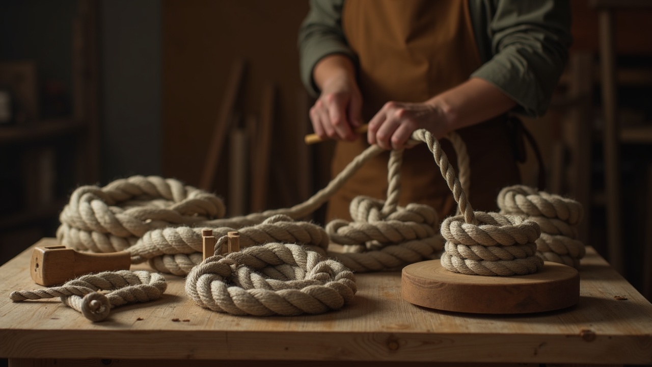 Rope Making and Essential Knots