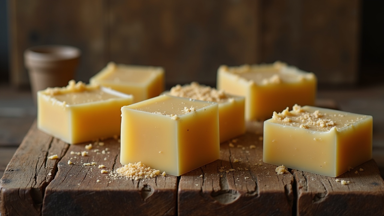 Soap Making from Rendered Fat and Lye