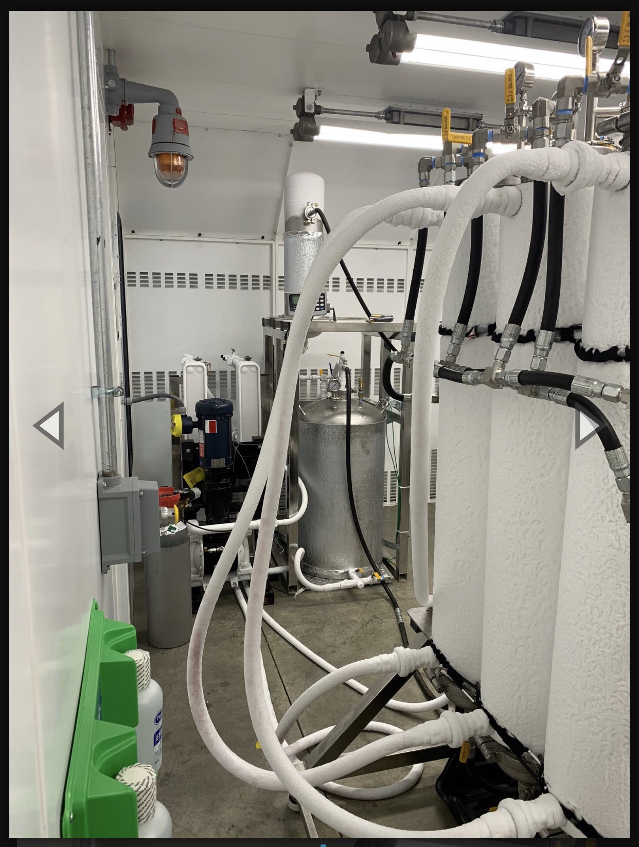 Professional extraction lab interior - Nored Farms facility